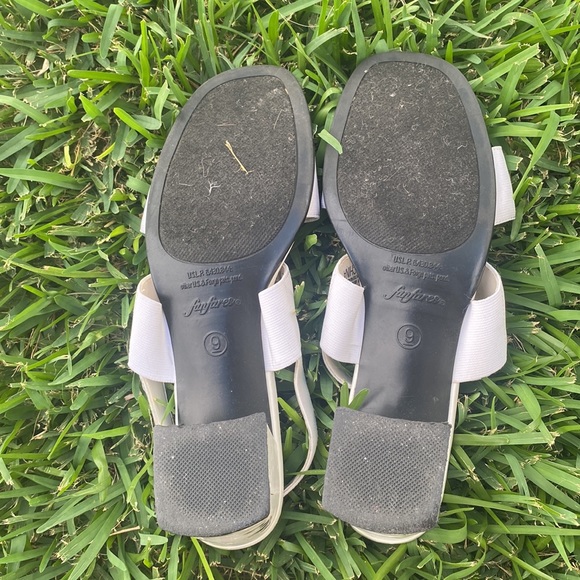 80s/90s Caged Low Block Heel Sandals - Picture 5 of 7